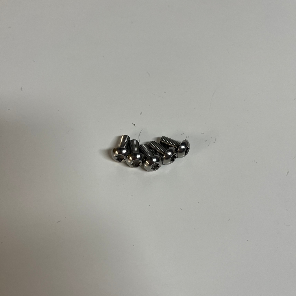 Titanium Bolts M5x12mm